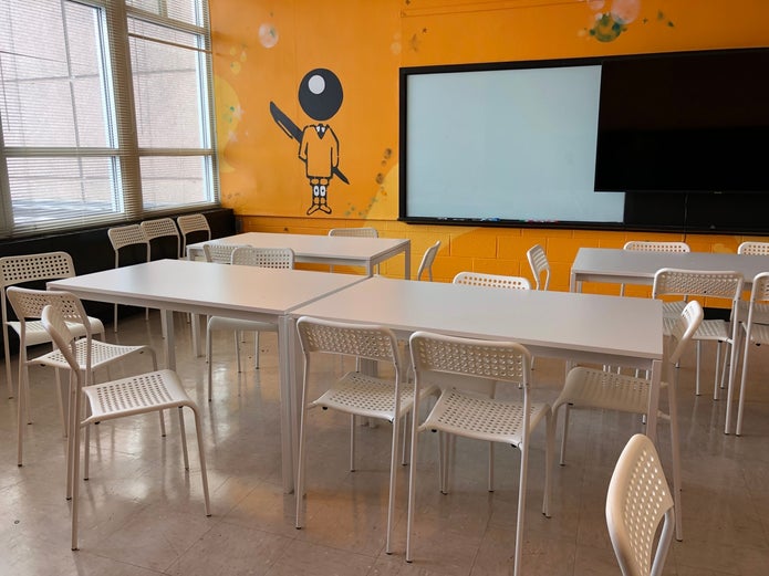 The BIC Learning Center was created after representatives from the company visited the school and fell in love with it. (Photo credit to: RJ Scofield)